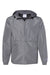 Champion CO200 Mens Packable Wind & Water Resistant Anorak 1/4 Zip Hooded Jacket Graphite Grey Flat Front