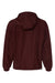Champion CO200 Mens Packable Wind & Water Resistant Anorak 1/4 Zip Hooded Jacket Maroon Flat Back