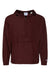Champion CO200 Mens Packable Wind & Water Resistant Anorak 1/4 Zip Hooded Jacket Maroon Flat Front