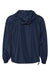Champion CO200 Mens Packable Wind & Water Resistant Anorak 1/4 Zip Hooded Jacket Navy Blue Flat Back