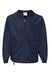 Champion CO200 Mens Packable Wind & Water Resistant Anorak 1/4 Zip Hooded Jacket Navy Blue Flat Front