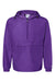 Champion CO200 Mens Packable Wind & Water Resistant Anorak 1/4 Zip Hooded Jacket Ravens Purple Flat Front