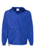 Champion CO200 Mens Packable Wind & Water Resistant Anorak 1/4 Zip Hooded Jacket Athletic Royal Blue Flat Front