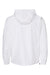 Champion CO200 Mens Packable Wind & Water Resistant Anorak 1/4 Zip Hooded Jacket White Flat Back