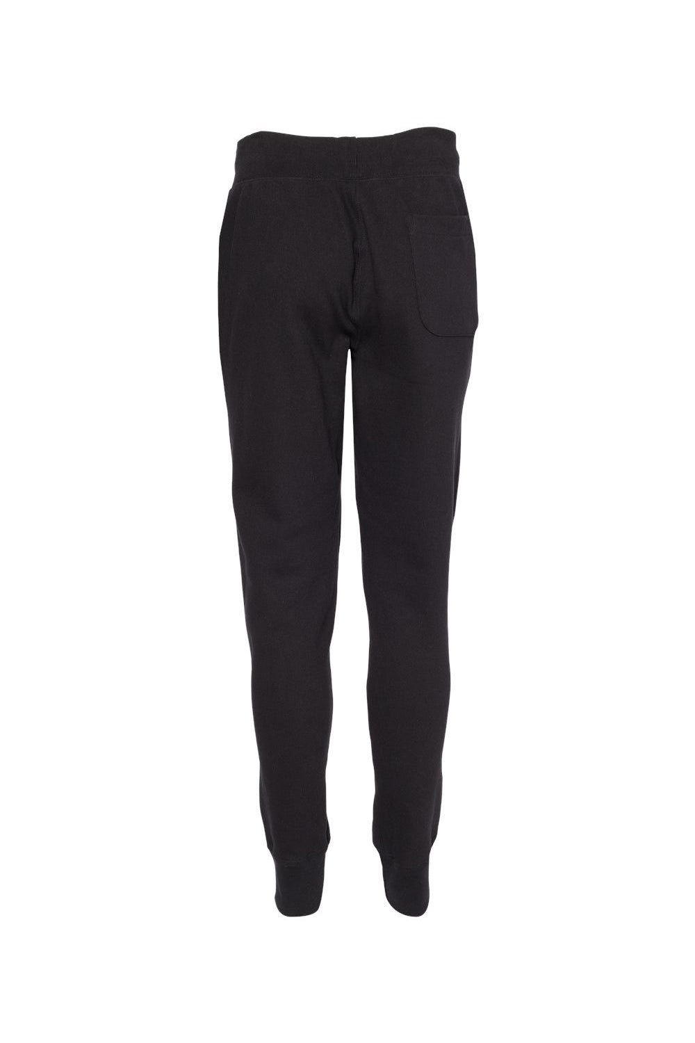 Champion RW25 Mens Reverse Weave Fleece Jogger Sweatpants w/ Pockets Black Flat Back