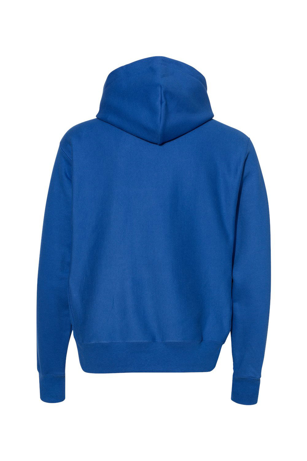 Champion S101/S1051 Mens Shrink Resistant Hooded Sweatshirt Hoodie w/ Pouch Pocket Athletic Royal Blue Flat Back