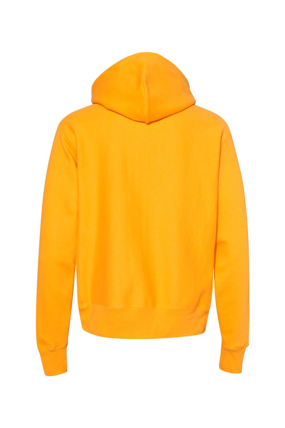 Champion S101/S1051 Mens Shrink Resistant Hooded Sweatshirt Hoodie w/ Pouch Pocket Gold Flat Back