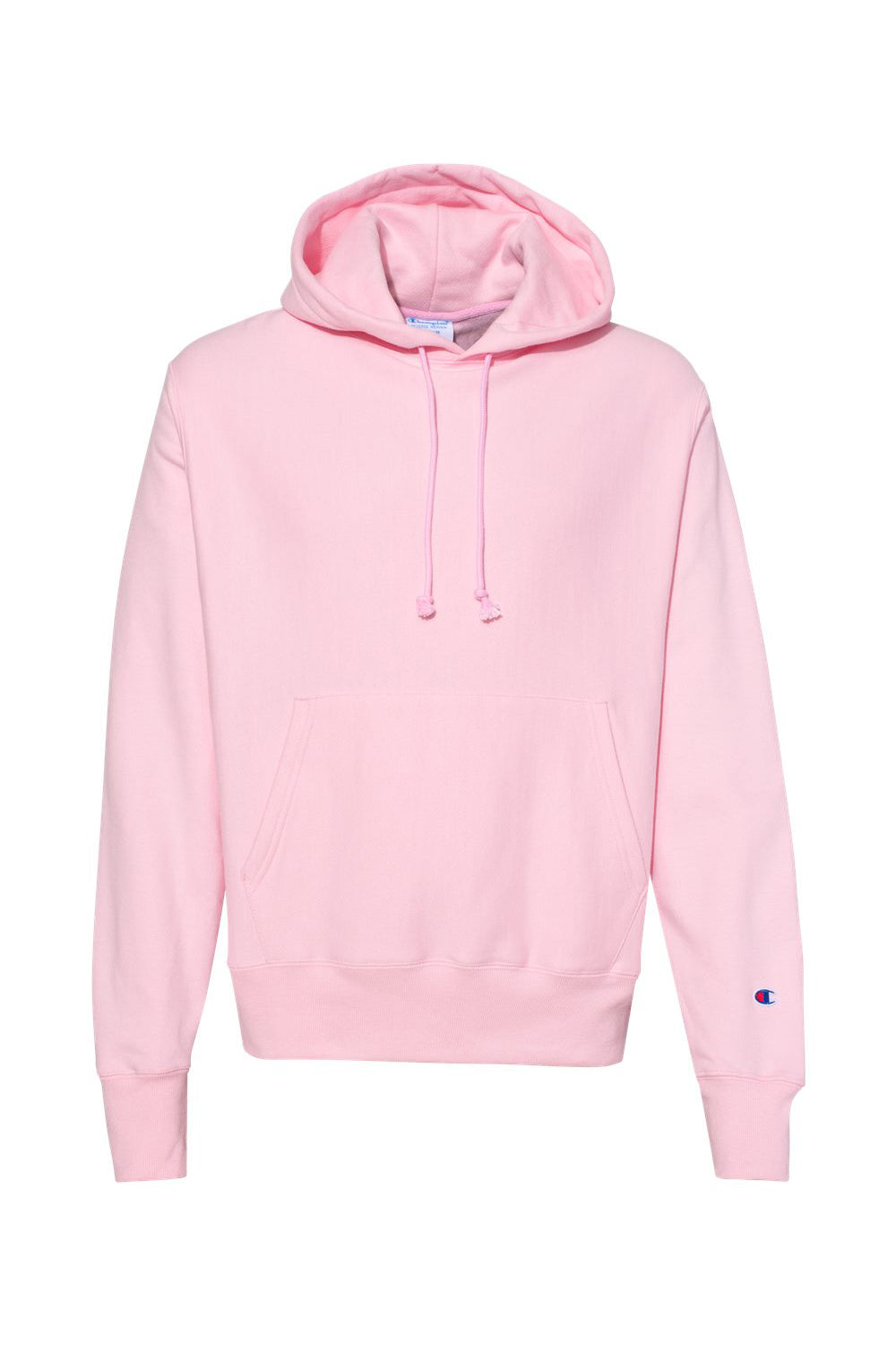 Champion S101/S1051 Mens Shrink Resistant Hooded Sweatshirt Hoodie w/ Pouch Pocket Candy Pink Flat Front