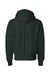 Champion S101/S1051 Mens Shrink Resistant Hooded Sweatshirt Hoodie w/ Pouch Pocket Dark Green Flat Back
