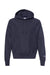 Champion S101/S1051 Mens Shrink Resistant Hooded Sweatshirt Hoodie w/ Pouch Pocket Navy Blue Flat Front