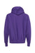 Champion S101/S1051 Mens Shrink Resistant Hooded Sweatshirt Hoodie w/ Pouch Pocket Purple Flat Back