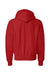 Champion S101/S1051 Mens Shrink Resistant Hooded Sweatshirt Hoodie w/ Pouch Pocket Scarlet Red Flat Back