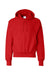 Champion S101/S1051 Mens Shrink Resistant Hooded Sweatshirt Hoodie w/ Pouch Pocket Scarlet Red Flat Front