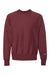 Champion S149/S1049 Mens Shrink Resistant Crewneck Sweatshirt Cardinal Red Flat Front