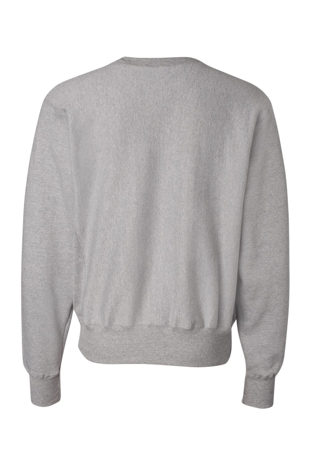 Champion S149/S1049 Mens Shrink Resistant Crewneck Sweatshirt Oxford Grey Flat Back