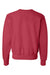 Champion S149/S1049 Mens Shrink Resistant Crewneck Sweatshirt Scarlet Red Flat Back