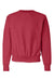 Champion S149/S1049 Mens Shrink Resistant Crewneck Sweatshirt Scarlet Red Flat Front