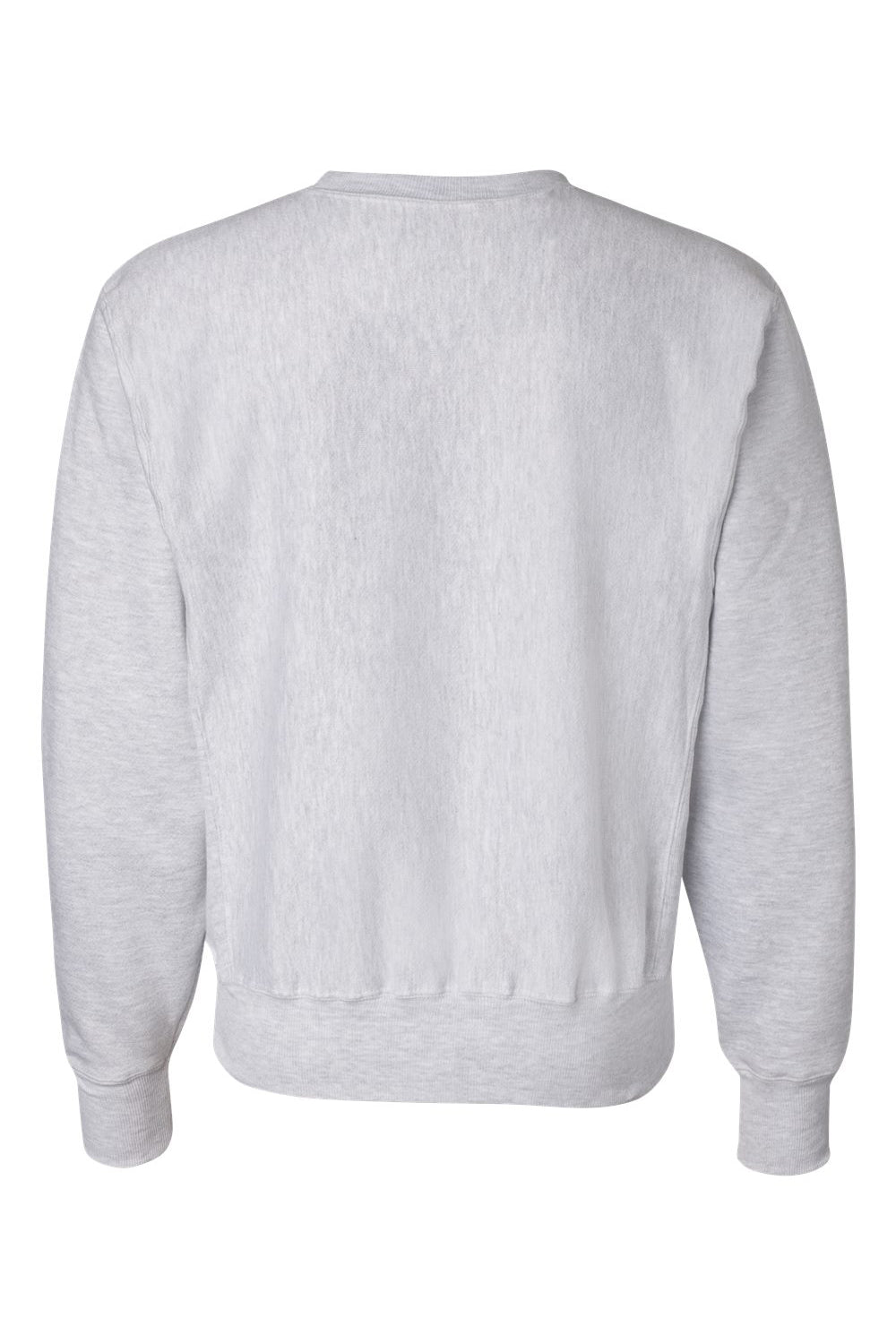 Champion S149/S1049 Mens Shrink Resistant Crewneck Sweatshirt Silver Grey Flat Back
