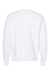 Champion S149/S1049 Mens Shrink Resistant Crewneck Sweatshirt White Flat Back