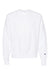 Champion S149/S1049 Mens Shrink Resistant Crewneck Sweatshirt White Flat Front