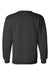 Champion S600 Mens Double Dry Eco Moisture Wicking Fleece Crewneck Sweatshirt Black Flat Back