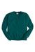 Champion S600 Mens Double Dry Eco Moisture Wicking Fleece Crewneck Sweatshirt Emerald Green Flat Front