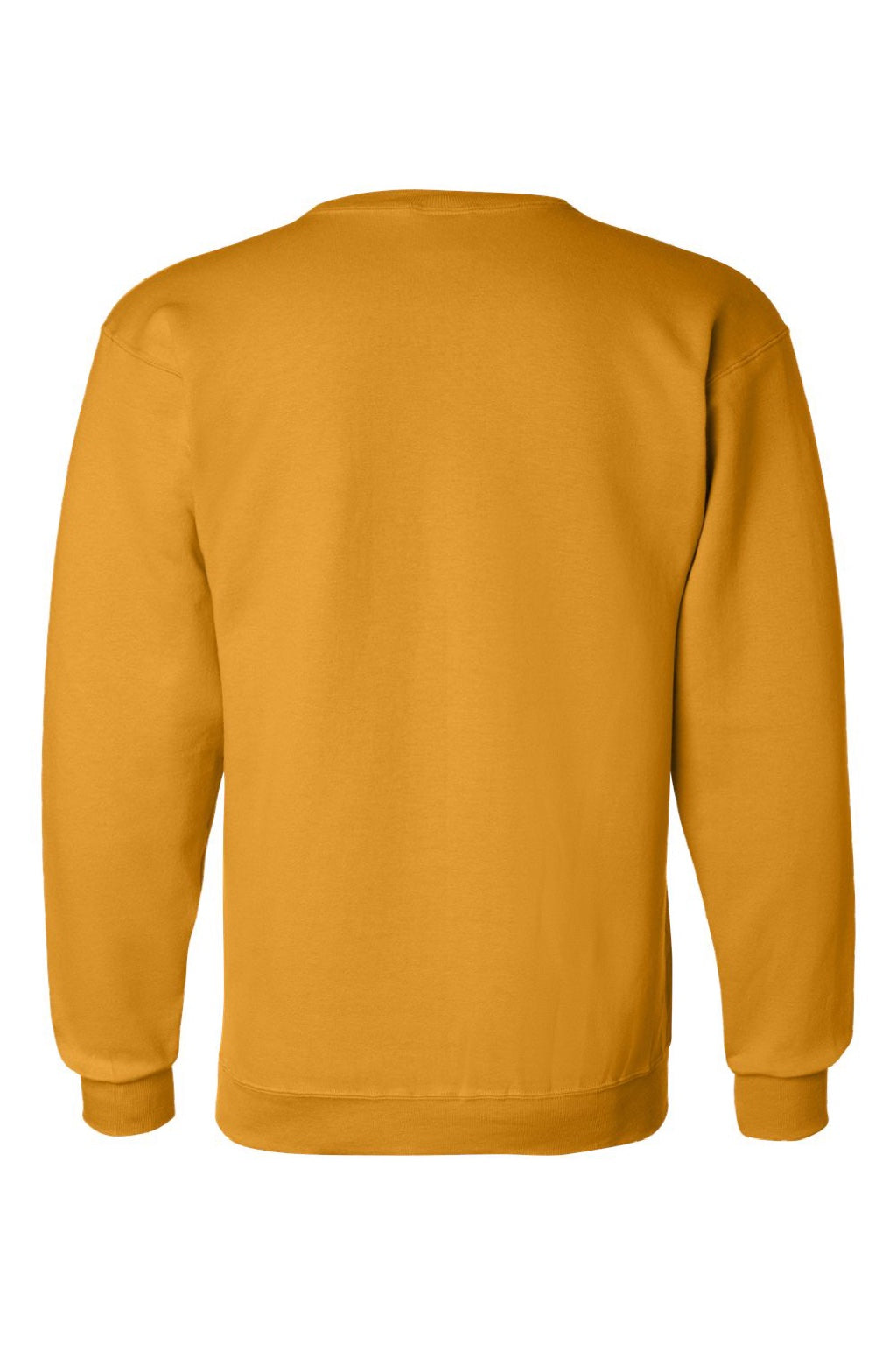 Champion S600 Mens Double Dry Eco Moisture Wicking Fleece Crewneck Sweatshirt Gold Flat Back