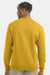 Champion S600 Mens Double Dry Eco Moisture Wicking Fleece Crewneck Sweatshirt Gold Model Back