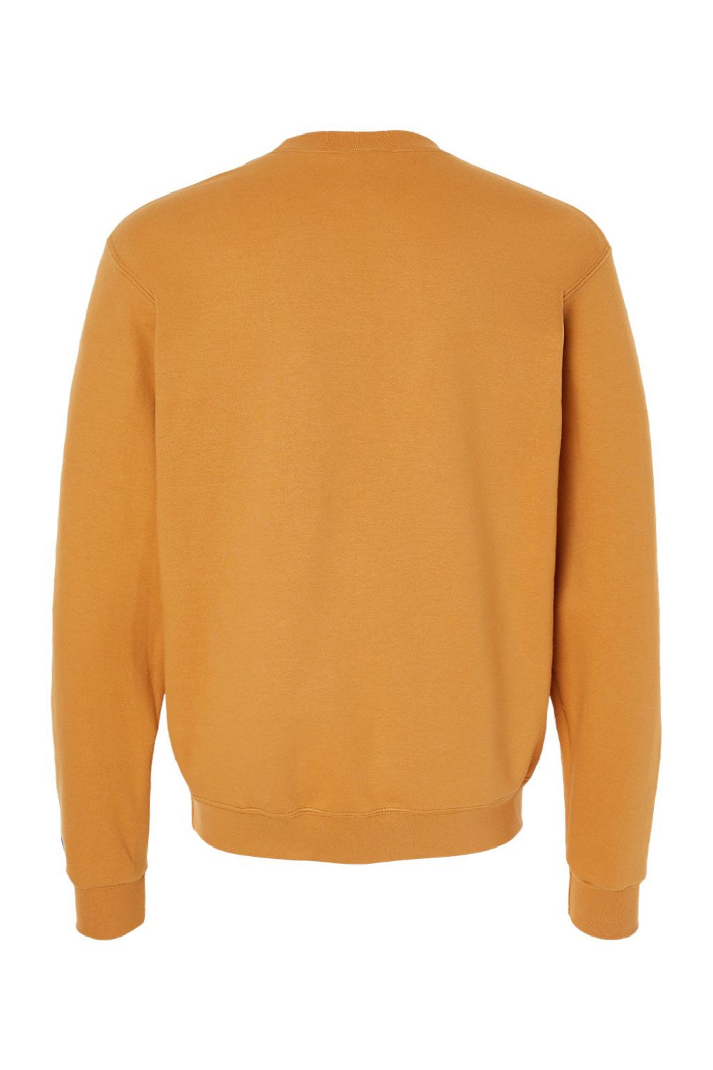Champion S600 Mens Double Dry Eco Moisture Wicking Fleece Crewneck Sweatshirt Gold Glint Flat Back