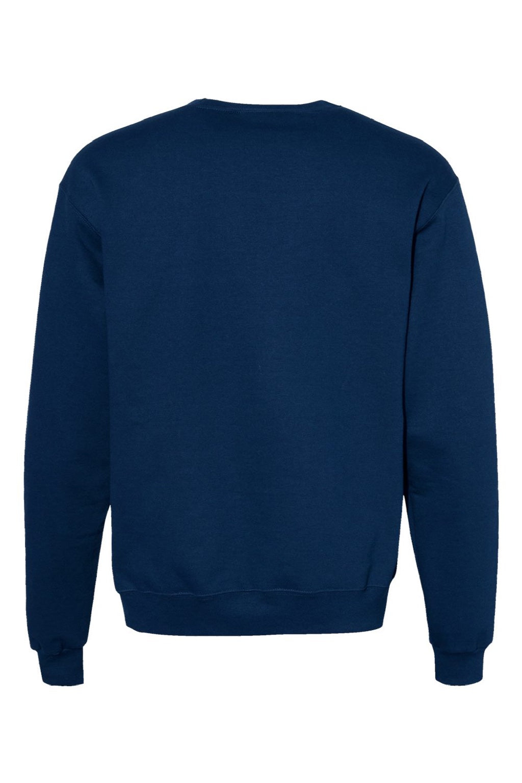 Champion S600 Mens Double Dry Eco Moisture Wicking Fleece Crewneck Sweatshirt Late Night Blue Flat Back