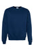 Champion S600 Mens Double Dry Eco Moisture Wicking Fleece Crewneck Sweatshirt Late Night Blue Flat Front