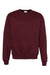 Champion S600 Mens Double Dry Eco Moisture Wicking Fleece Crewneck Sweatshirt Maroon Flat Front
