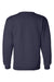 Champion S600 Mens Double Dry Eco Moisture Wicking Fleece Crewneck Sweatshirt Navy Blue Flat Back