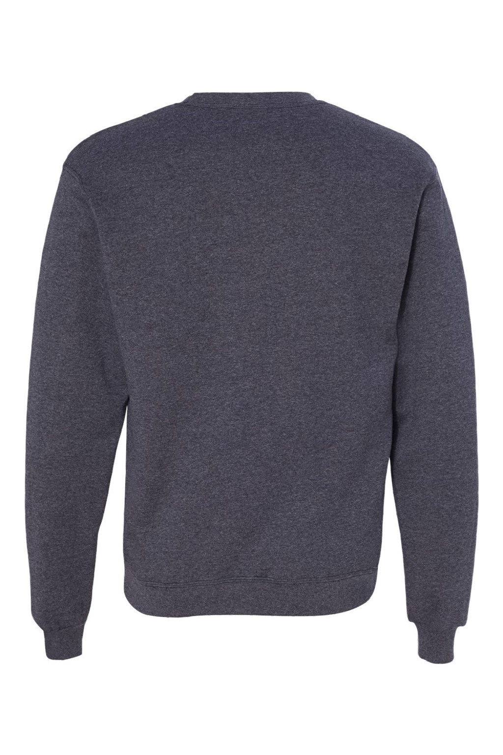 Champion S600 Mens Double Dry Eco Moisture Wicking Fleece Crewneck Sweatshirt Heather Navy Blue Flat Back