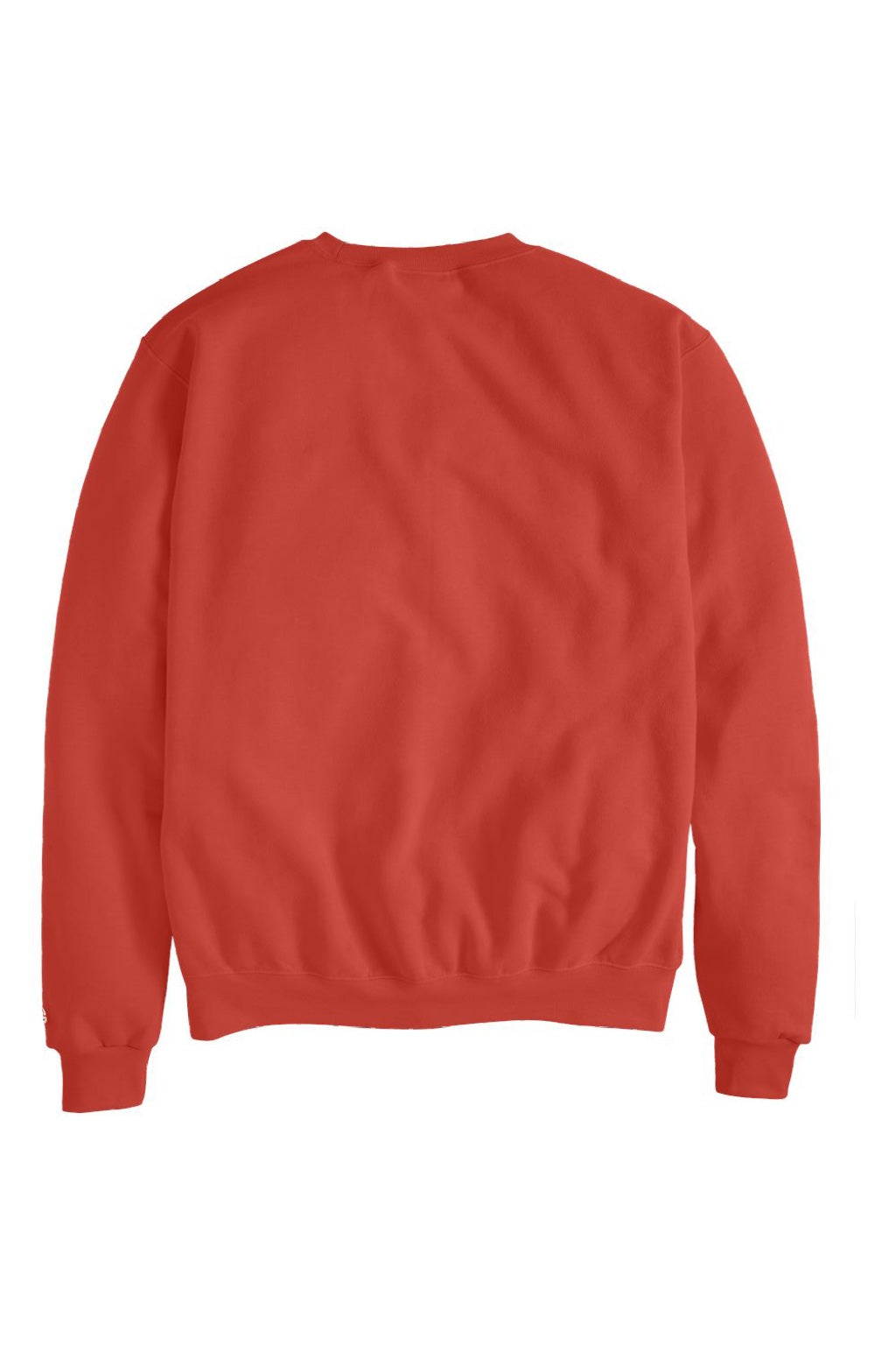 Champion S600 Mens Double Dry Eco Moisture Wicking Fleece Crewneck Sweatshirt Red River Clay Flat Back