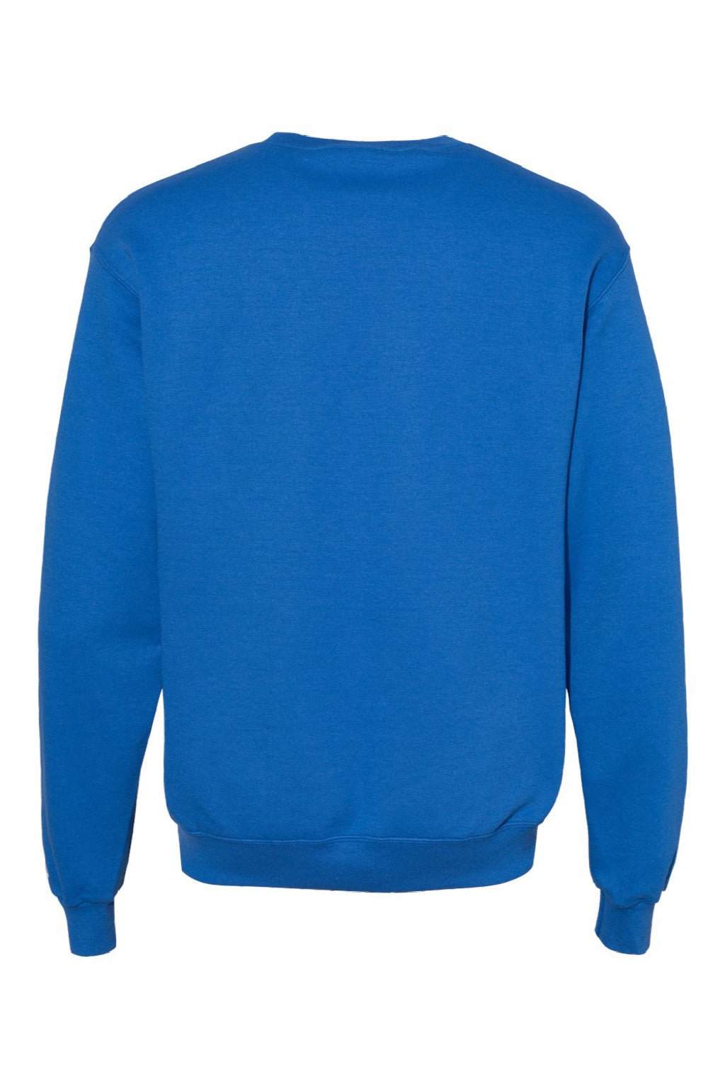 Champion S600 Mens Double Dry Eco Moisture Wicking Fleece Crewneck Sweatshirt Royal Blue Flat Back