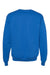 Champion S600 Mens Double Dry Eco Moisture Wicking Fleece Crewneck Sweatshirt Royal Blue Flat Back