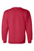 Champion S600 Mens Double Dry Eco Moisture Wicking Fleece Crewneck Sweatshirt Scarlet Red Flat Back