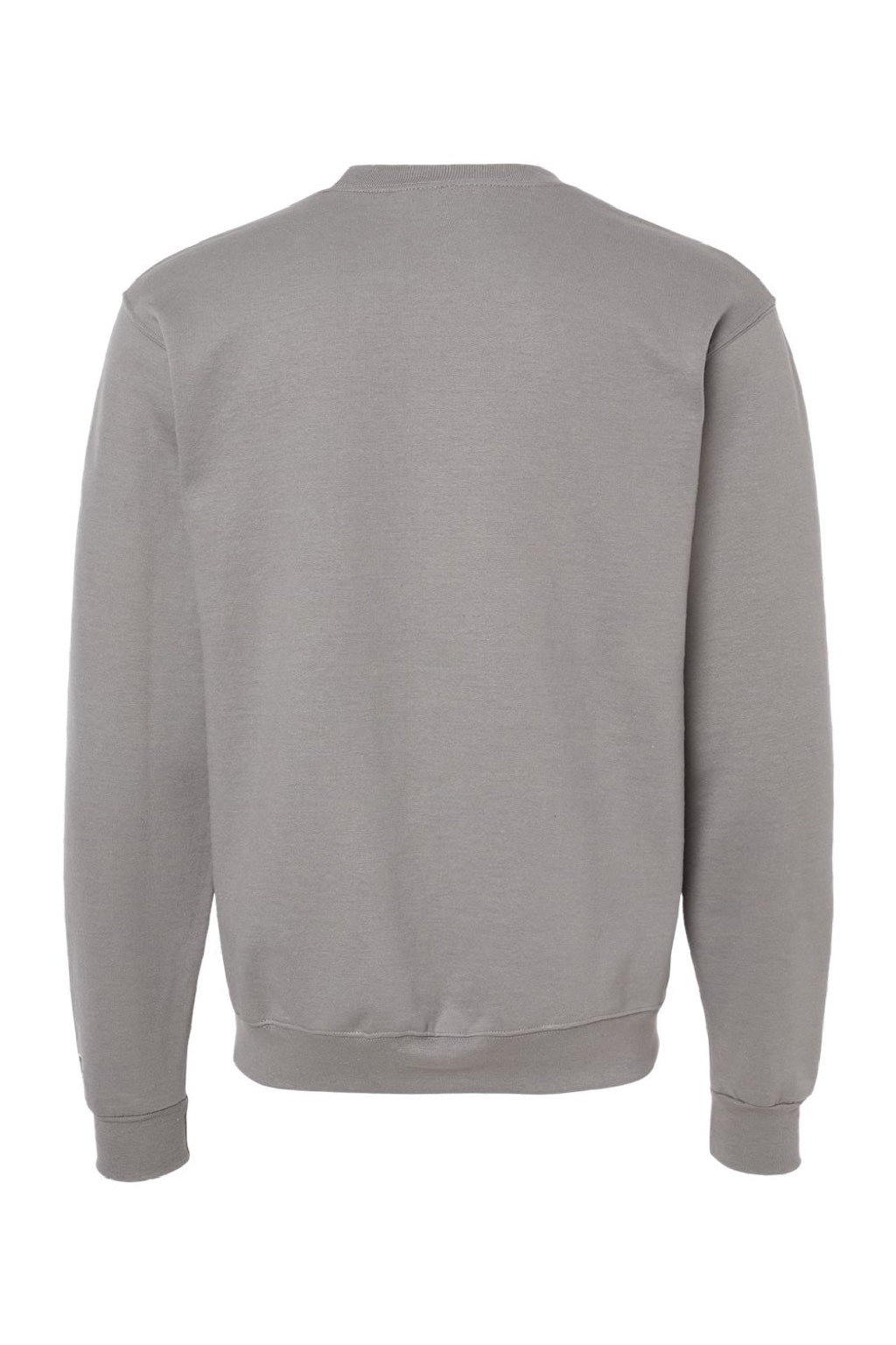 Champion S600 Mens Double Dry Eco Moisture Wicking Fleece Crewneck Sweatshirt Stone Grey Flat Back