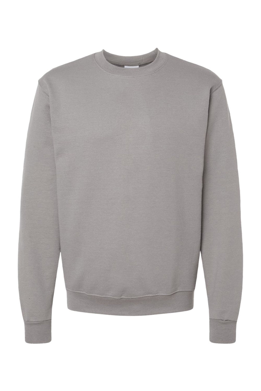 Champion S600 Mens Double Dry Eco Moisture Wicking Fleece Crewneck Sweatshirt Stone Grey Flat Front