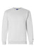 Champion S600 Mens Double Dry Eco Moisture Wicking Fleece Crewneck Sweatshirt White Flat Front