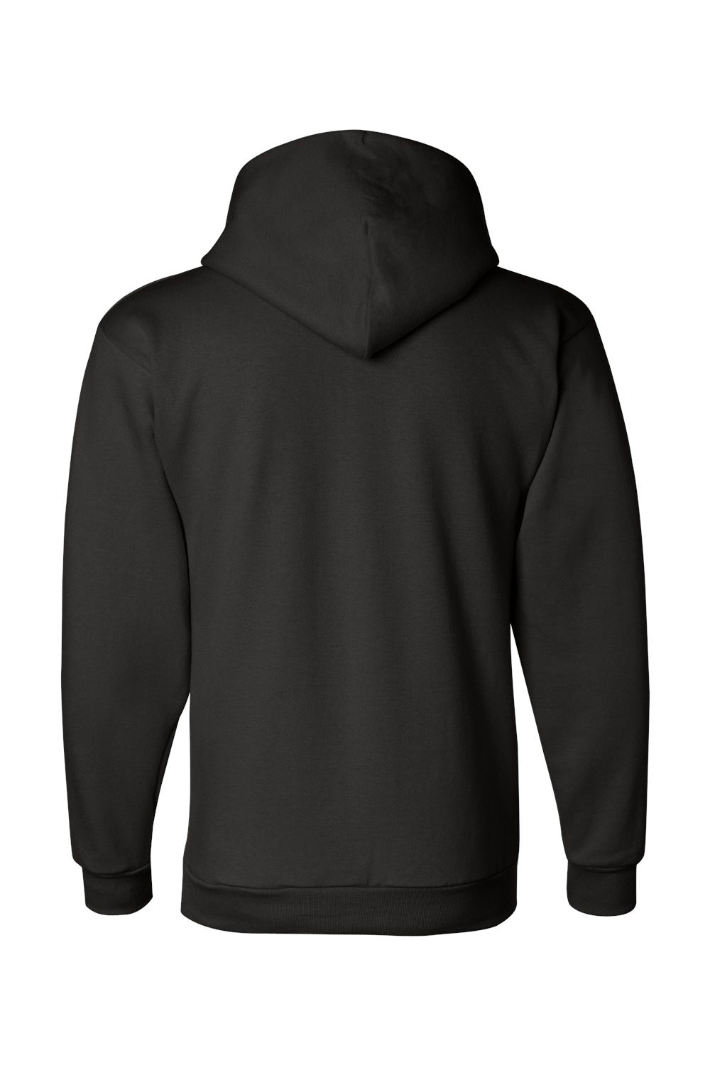 Champion S700 Mens Double Dry Eco Moisture Wicking Fleece Hooded Sweatshirt Hoodie w/ Pouch Pocket Black Flat Back