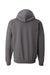 Champion S700 Mens Double Dry Eco Moisture Wicking Fleece Hooded Sweatshirt Hoodie w/ Pouch Pocket Heather Charcoal Grey Flat Back