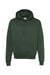 Champion S700 Mens Double Dry Eco Moisture Wicking Fleece Hooded Sweatshirt Hoodie w/ Pouch Pocket Dark Green Flat Front