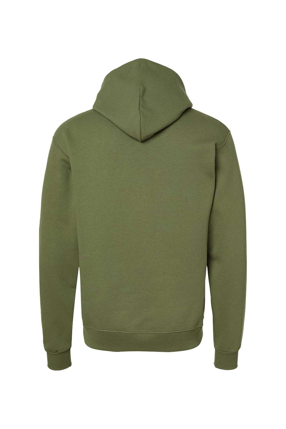 Champion S700 Mens Double Dry Eco Moisture Wicking Fleece Hooded Sweatshirt Hoodie w/ Pouch Pocket Fresh Olive Green Flat Back