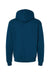 Champion S700 Mens Double Dry Eco Moisture Wicking Fleece Hooded Sweatshirt Hoodie w/ Pouch Pocket Late Night Blue Flat Back