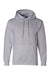 Champion S700 Mens Double Dry Eco Moisture Wicking Fleece Hooded Sweatshirt Hoodie w/ Pouch Pocket Light Steel Grey Flat Front