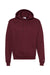Champion S700 Mens Double Dry Eco Moisture Wicking Fleece Hooded Sweatshirt Hoodie w/ Pouch Pocket Maroon Flat Front