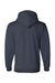 Champion S700 Mens Double Dry Eco Moisture Wicking Fleece Hooded Sweatshirt Hoodie w/ Pouch Pocket Navy Blue Flat Back
