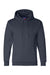 Champion S700 Mens Double Dry Eco Moisture Wicking Fleece Hooded Sweatshirt Hoodie w/ Pouch Pocket Navy Blue Flat Front